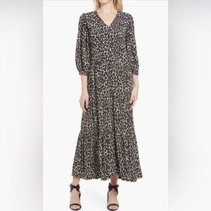 REBECCA MINKOFF‎ Chelsea Animal Print Maxi Dress